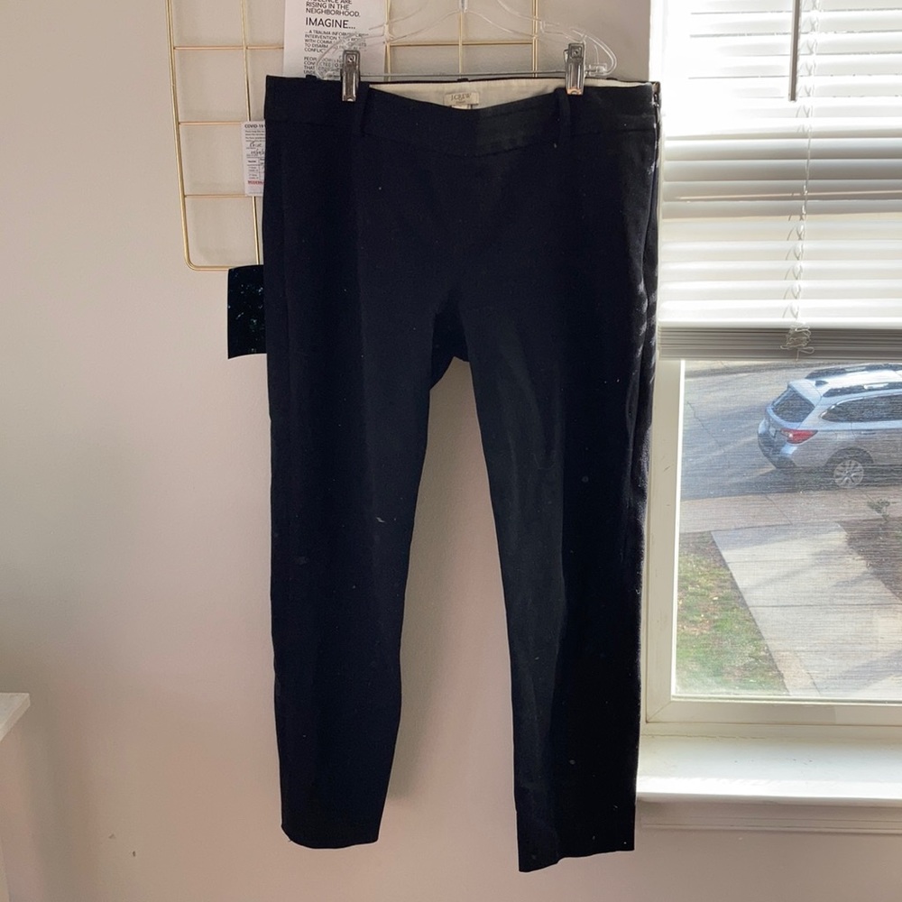 J. Crew black stretch pant